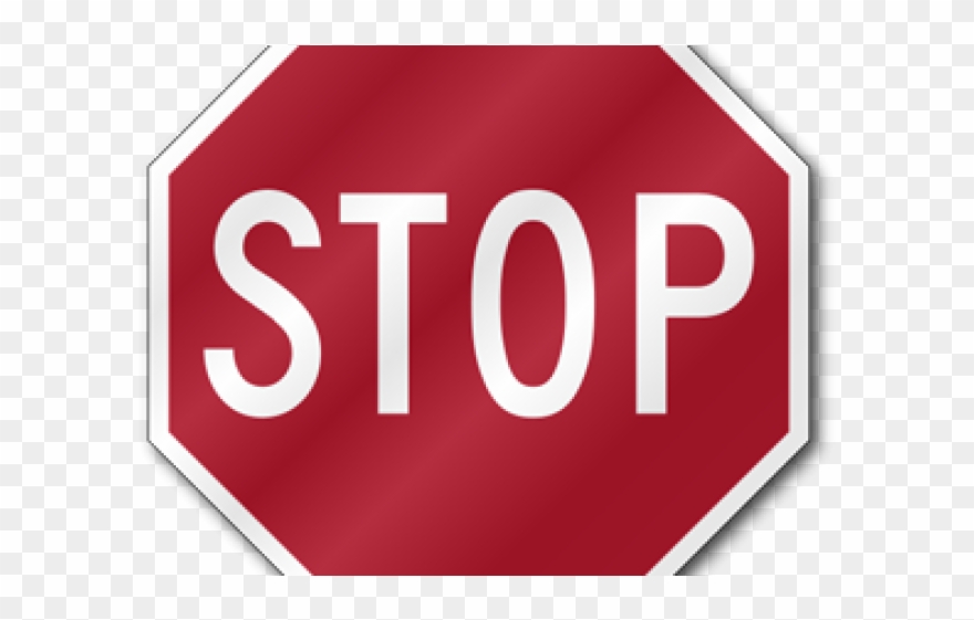 Image Of A Stop Sign Clipart