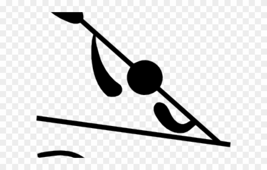 Kayak Clipart Canoe Drawing - Png Download