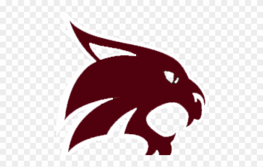 Bobcat Clipart Texas State - Png Download