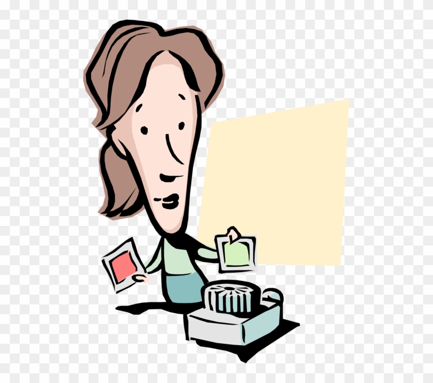 Entrepreneur With Mm Slides And Image Illustration Clipart