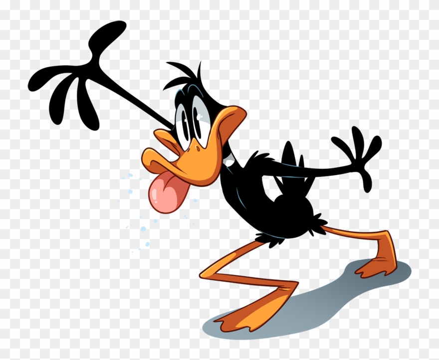 Happy Daffy Duck Animated Clipart Clipart Collection - Png Download