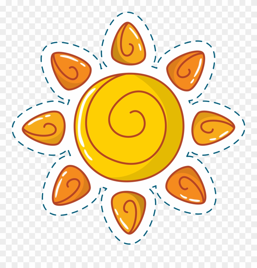 Cute Cartoon Sun Clipart