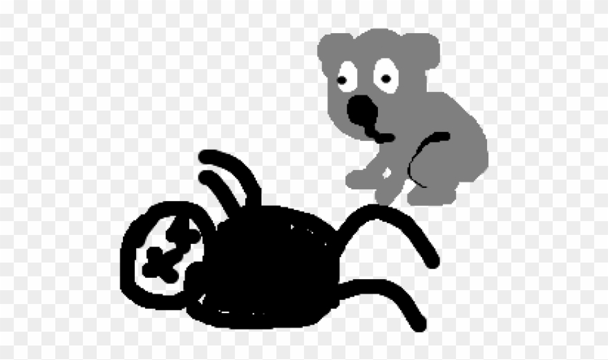 Drawn Koala Emo Clipart