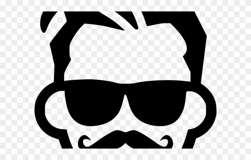 Mustache Clipart Svg File Free - Png Download