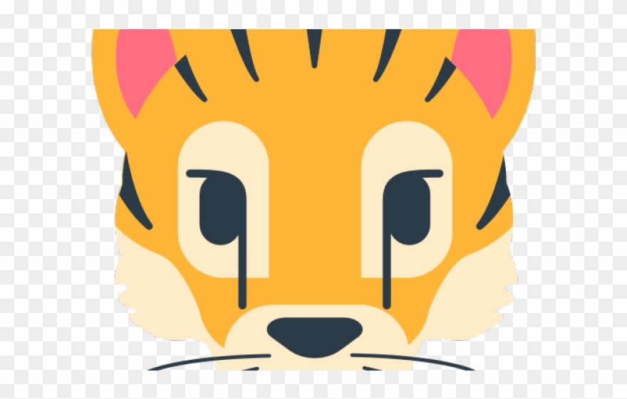 Emoji Clipart Tiger - Png Download