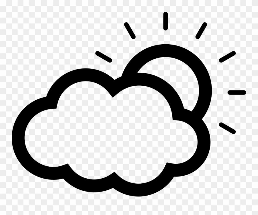 Sun Partially Covered By A Cloud Comments Clipart