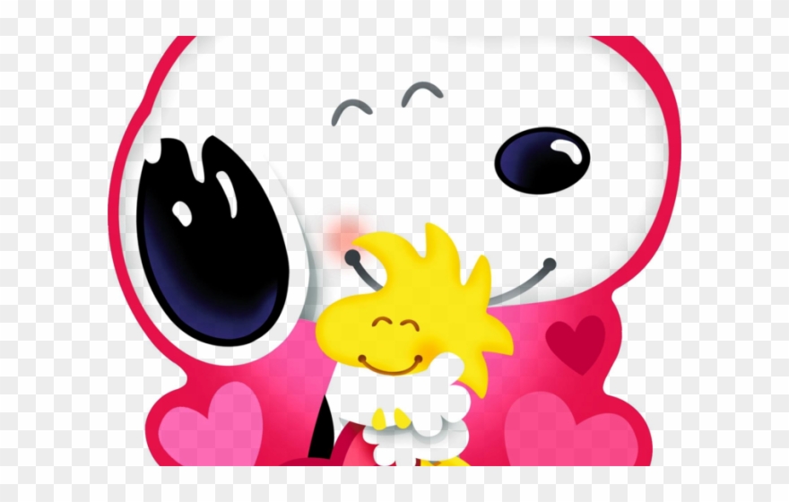 Valentine`s Day Clipart Snoopy - Png Download