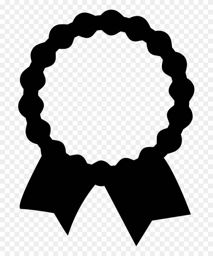 Award Label With Ribbon Clipart