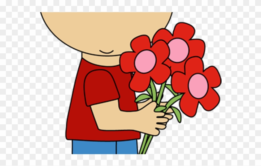 Red Rose Clipart Valentine's Day Flower - Png Download