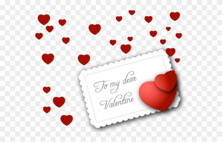 Card Clipart Valentines Card - Png Download
