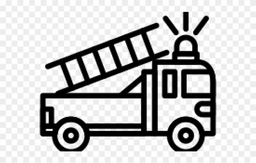Fire Truck Clipart Svg - Png Download