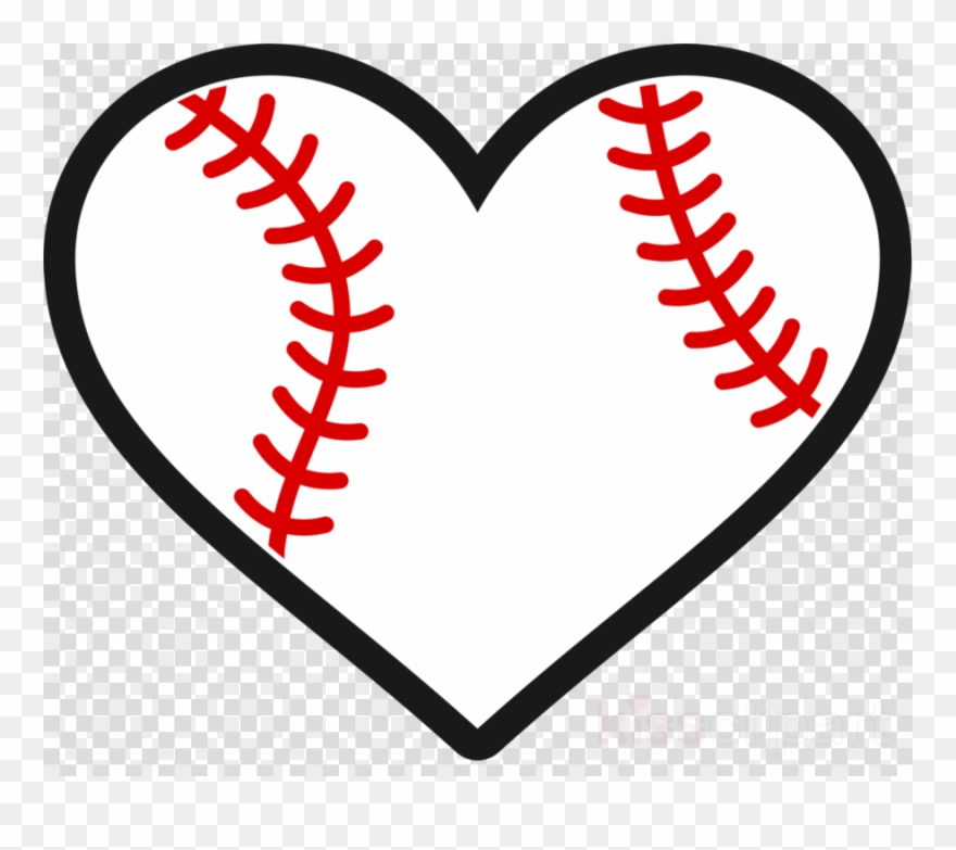 Baseball Heart Png Clipart Softball Baseball Heart Transparent Png