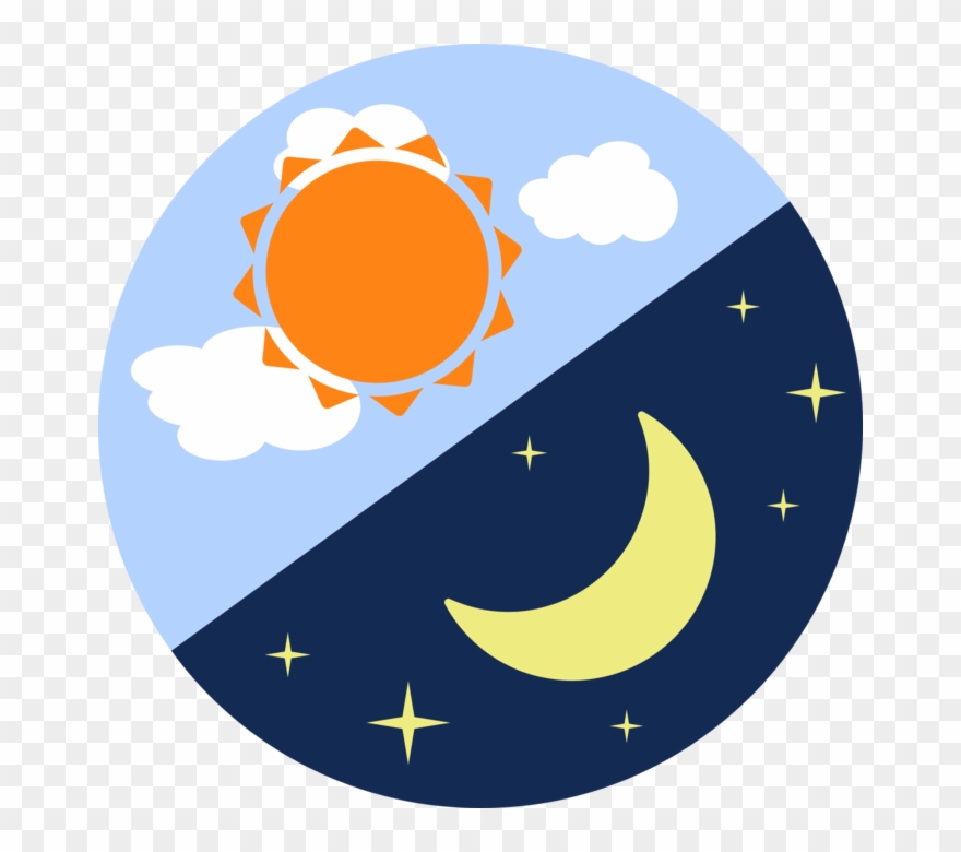 Learning About The Moon And The Sun Clipart