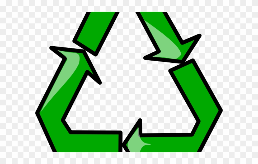 Earth Day Clipart Recycling Sign - Png Download