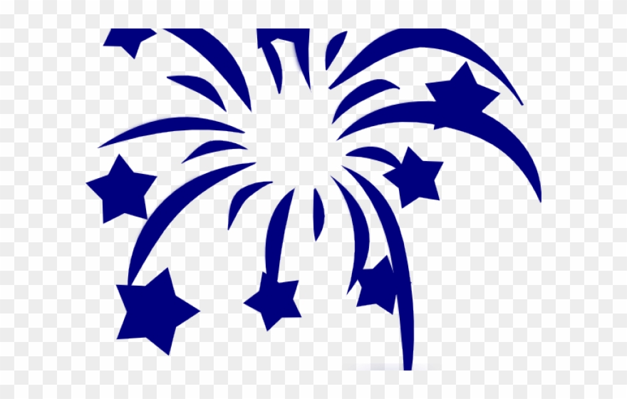 Fireworks Clipart Cupcake - Png Download