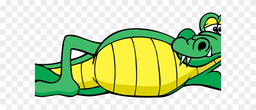 Relax Clipart Alligator - Png Download