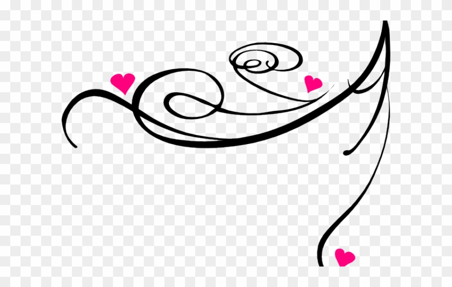 Flourish Clipart Squiggle - Png Download