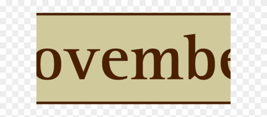 Happy Clipart November - Png Download