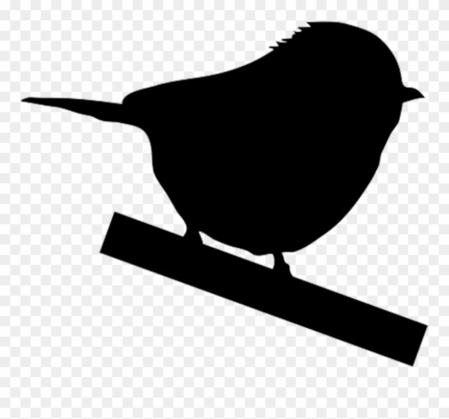 Tiny Bird Silhouette Clipart