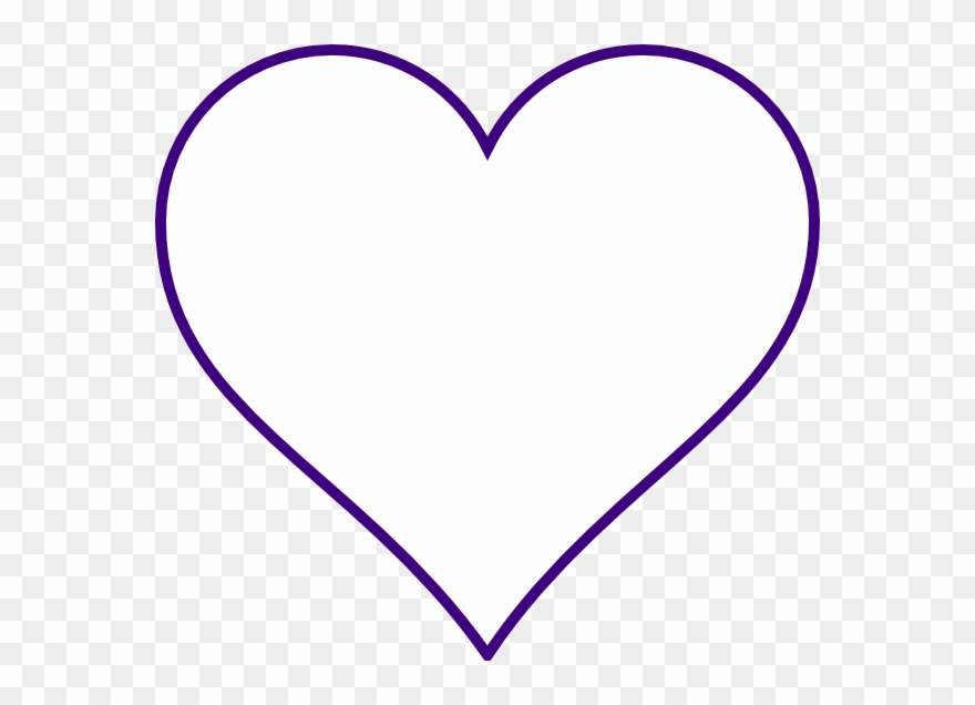 Heart Clipart Clipart Traceable - Png Download