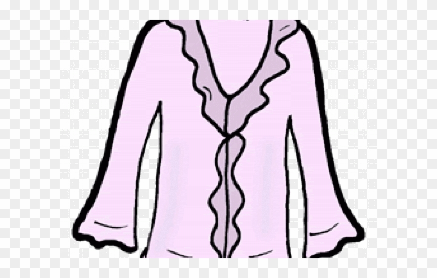 Female Blouse Sketch Icon Source Clipart