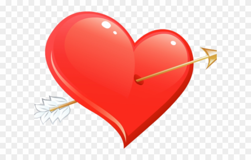 Valentines Day Clipart Arrow - Png Download