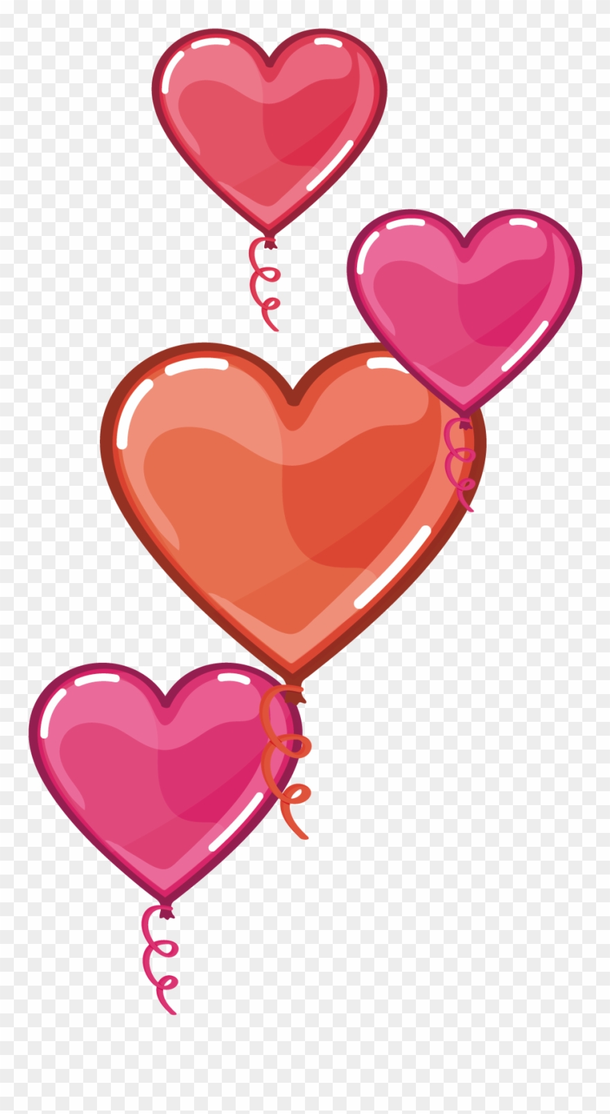 Image Transparent Download Heart Valentine S Clip Art - Png Download