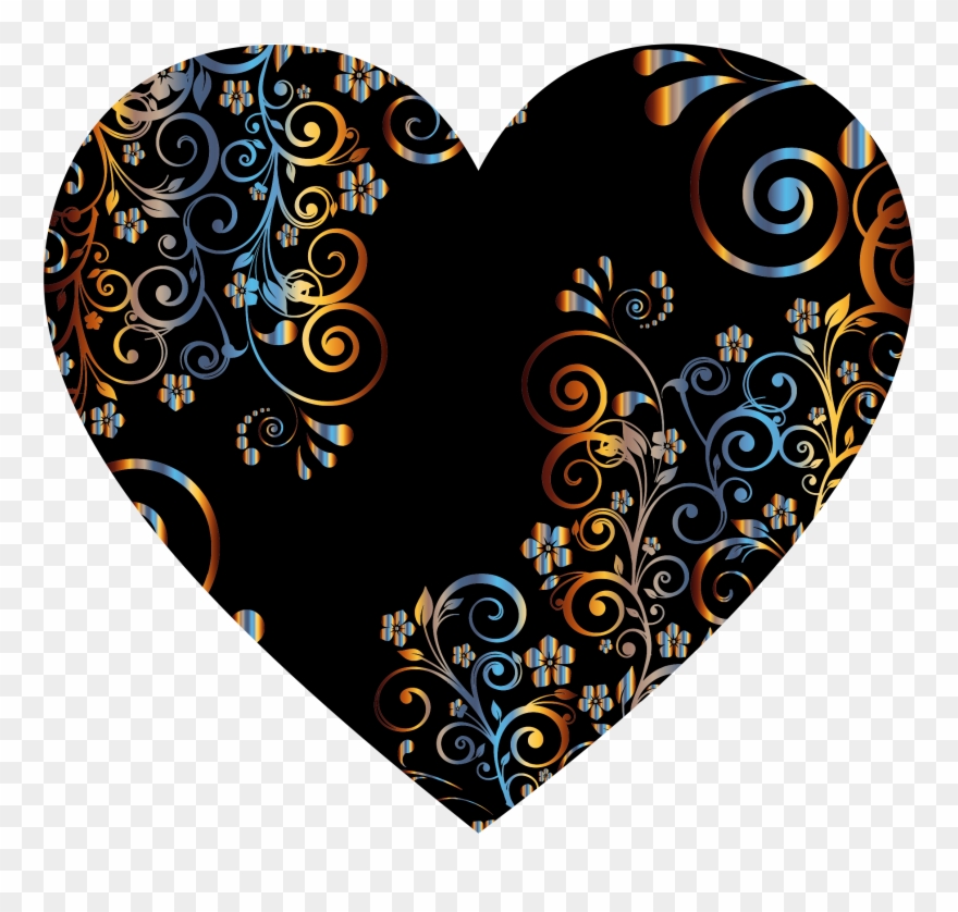 Svg Library Prismatic Floral Flourish Big Image Png Clipart