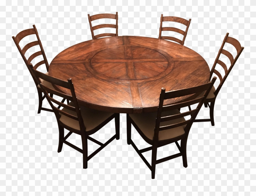 Jonathan Charles Round Dining Room Table And Chairs Clipart