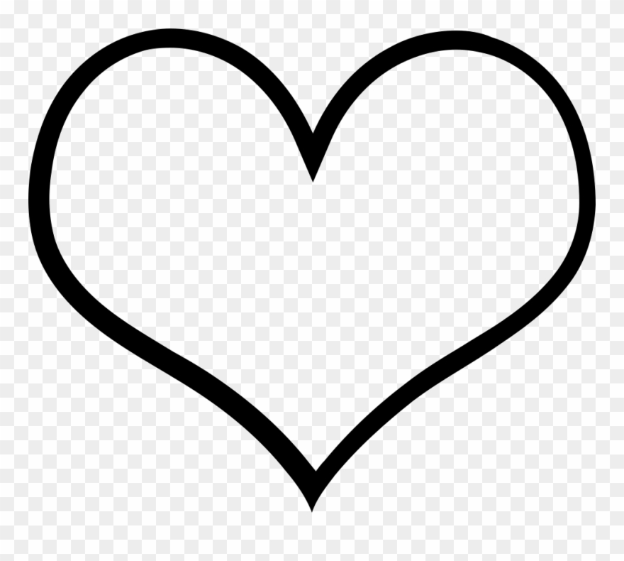 Empty Hearts Svg Icon Clipart