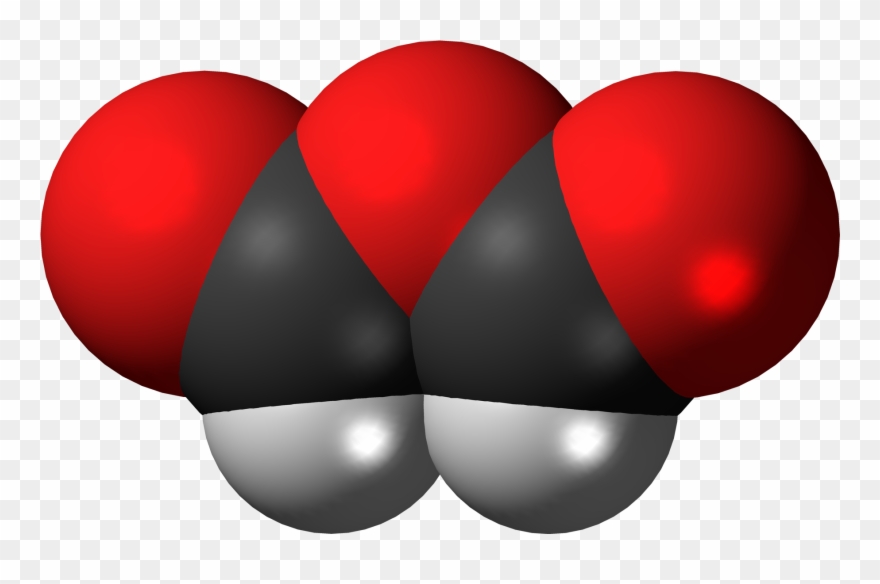 Formic Anhydride 3d Spacefill Clipart