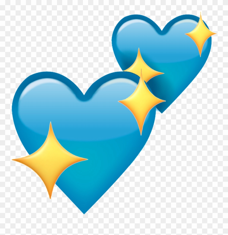 Blueheart Blue Sparklingheart Clipart