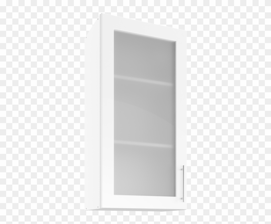 Szafka Wisząca Z 50 Cm Frontem Witrynowym Clipart