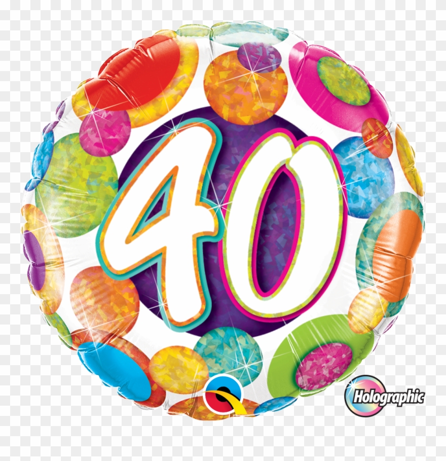 40th Birthday Party Balloon Tamworth Clipart