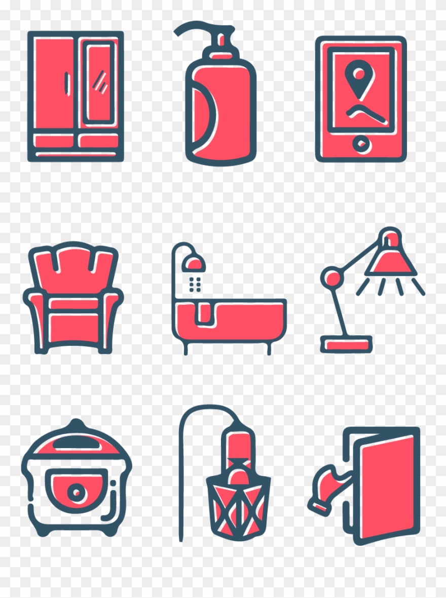 Collection Art Word Ai Vector Meb Red Blue Living Kitchen Clipart