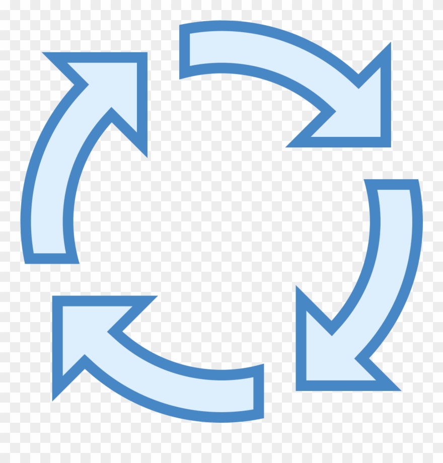 Free Clip Art Process Arrows - Png Download