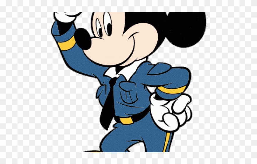 Mickey Mouse Clipart Police - Png Download