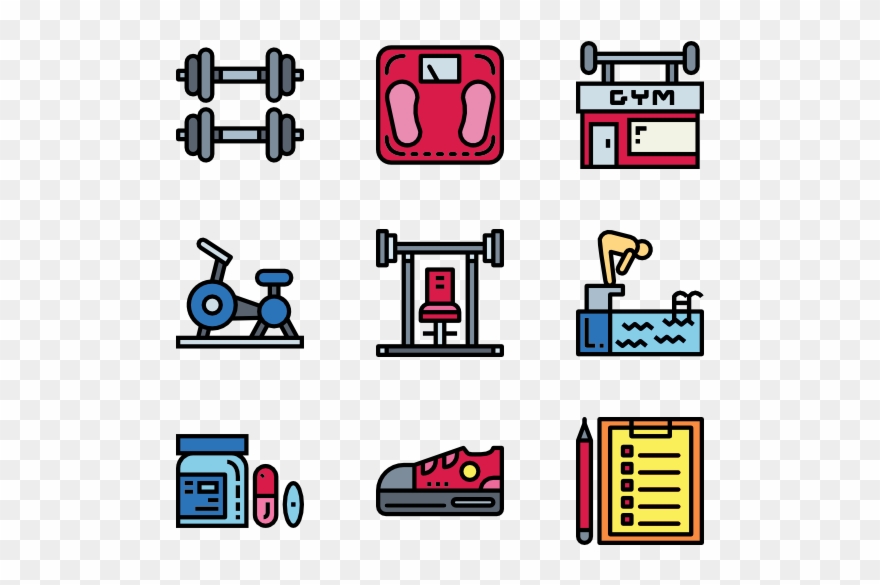 Fitness Gym Clipart