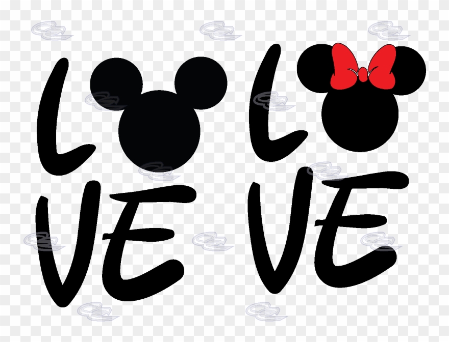 Love Clipart Mickey - Png Download