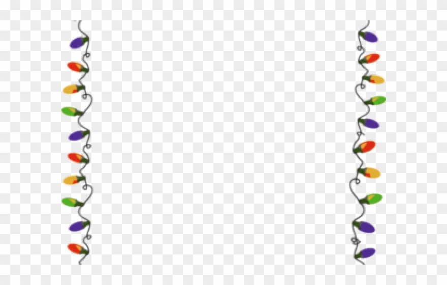 Christmas Lights Clipart Rectangle - Png Download