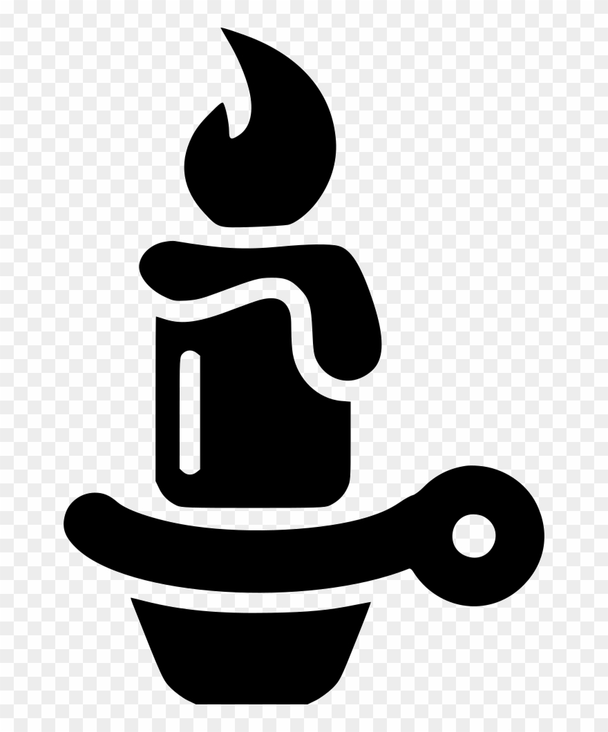 Christmas Candle Comments Clipart