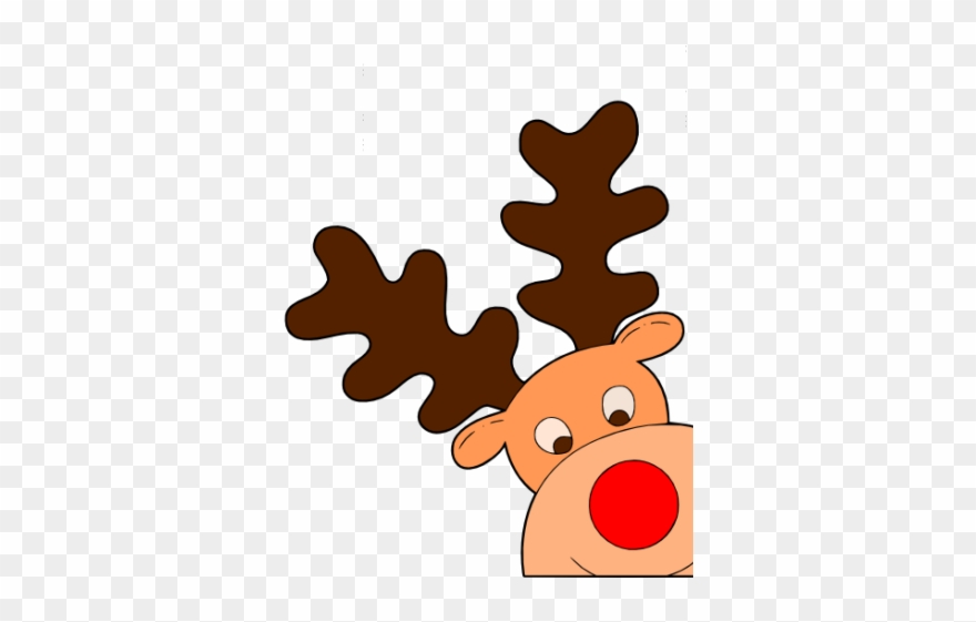 Reindeer Clipart Corner - Png Download