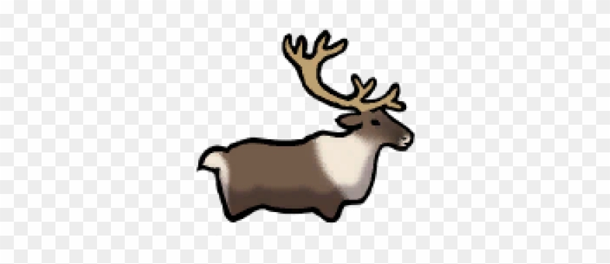 Caribou Clipart Arctic Reindeer - Png Download