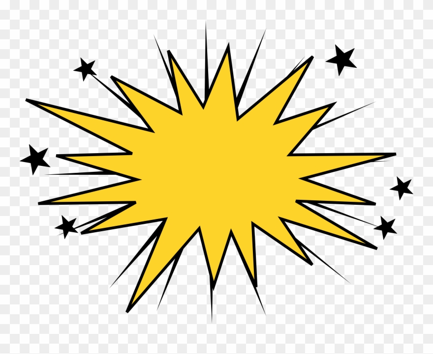 Comic Explosion Vector Clipart