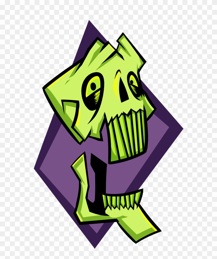 Skull Design By Lordlollipop Clipart