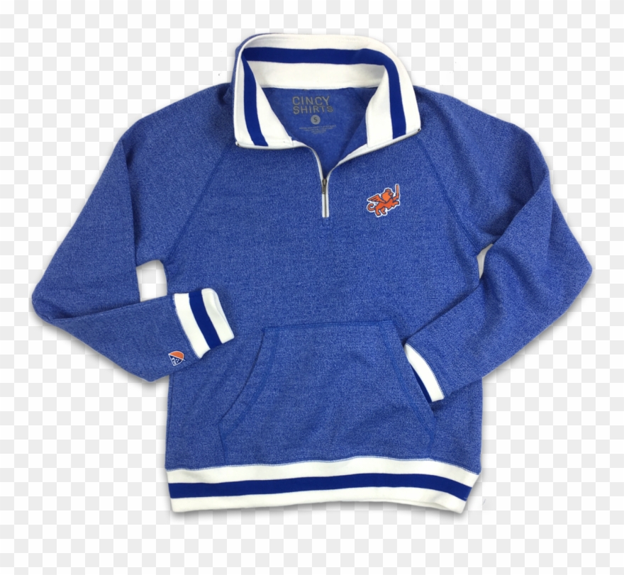 Fc Cincinnati 1/4 Zip Peppered Fleece Pullover Gray Clipart