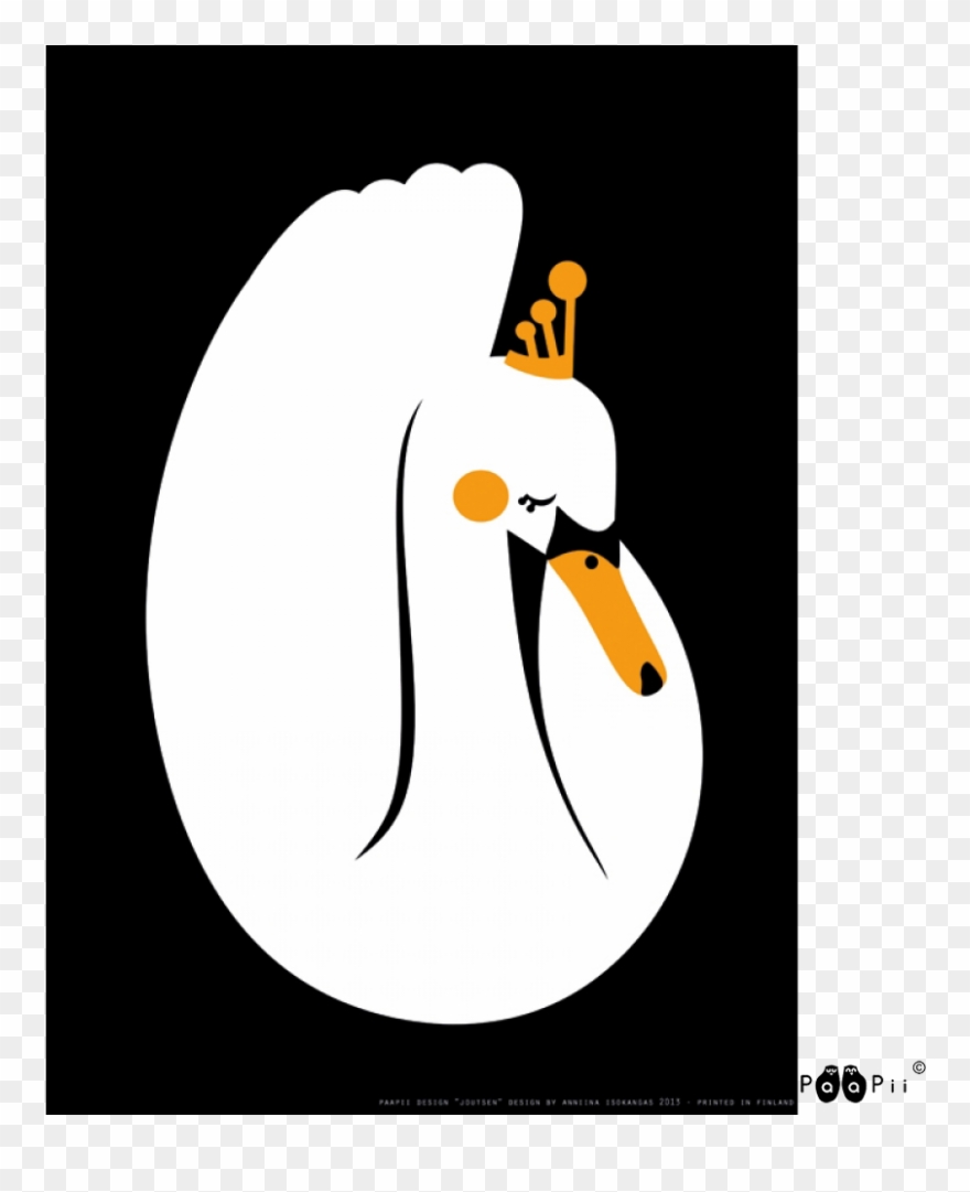 Poster A3, Swan Clipart