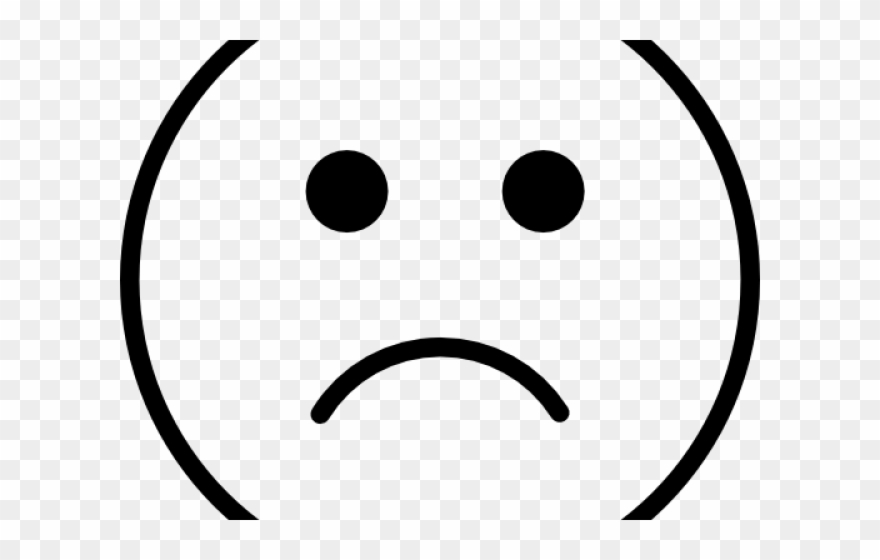 Emoji Face Clipart Outline - Png Download