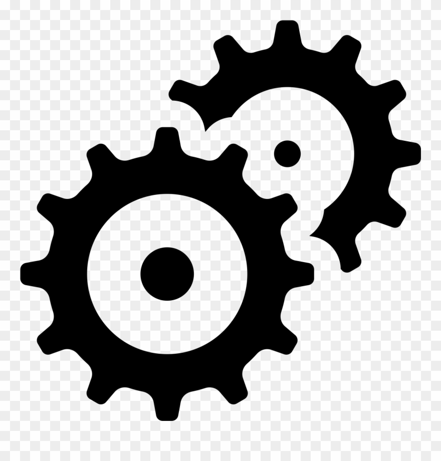 Gear Outline Clipart - Png Download