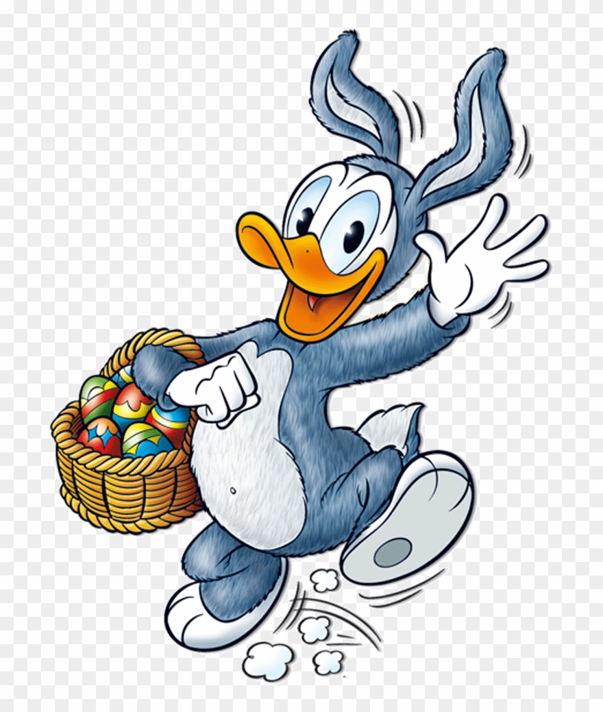 Donald Duck Als Osterhase Clipart